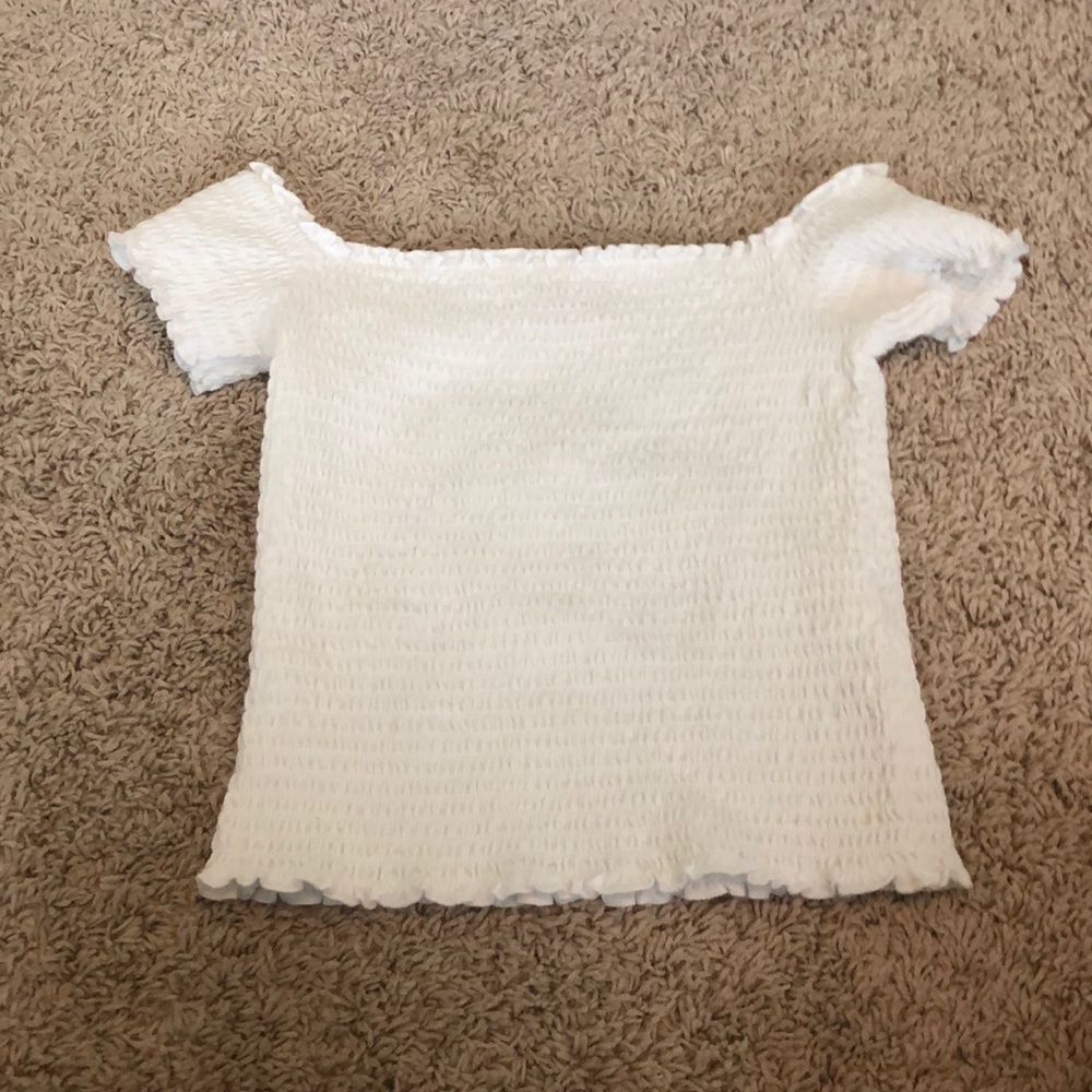 Smocked Hollister off the shoulder top